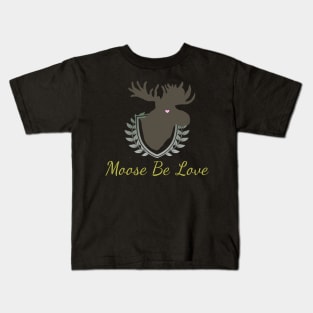 Moose Lovers Design Kids T-Shirt